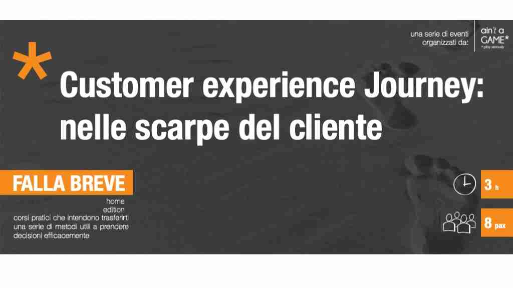 Customer experience Journey corso