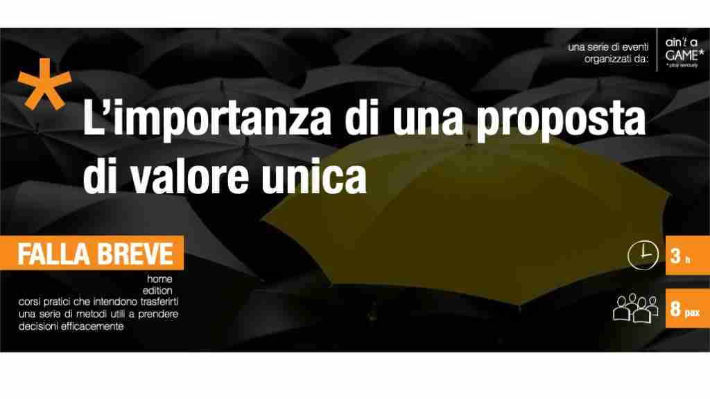 proposta di valore unica